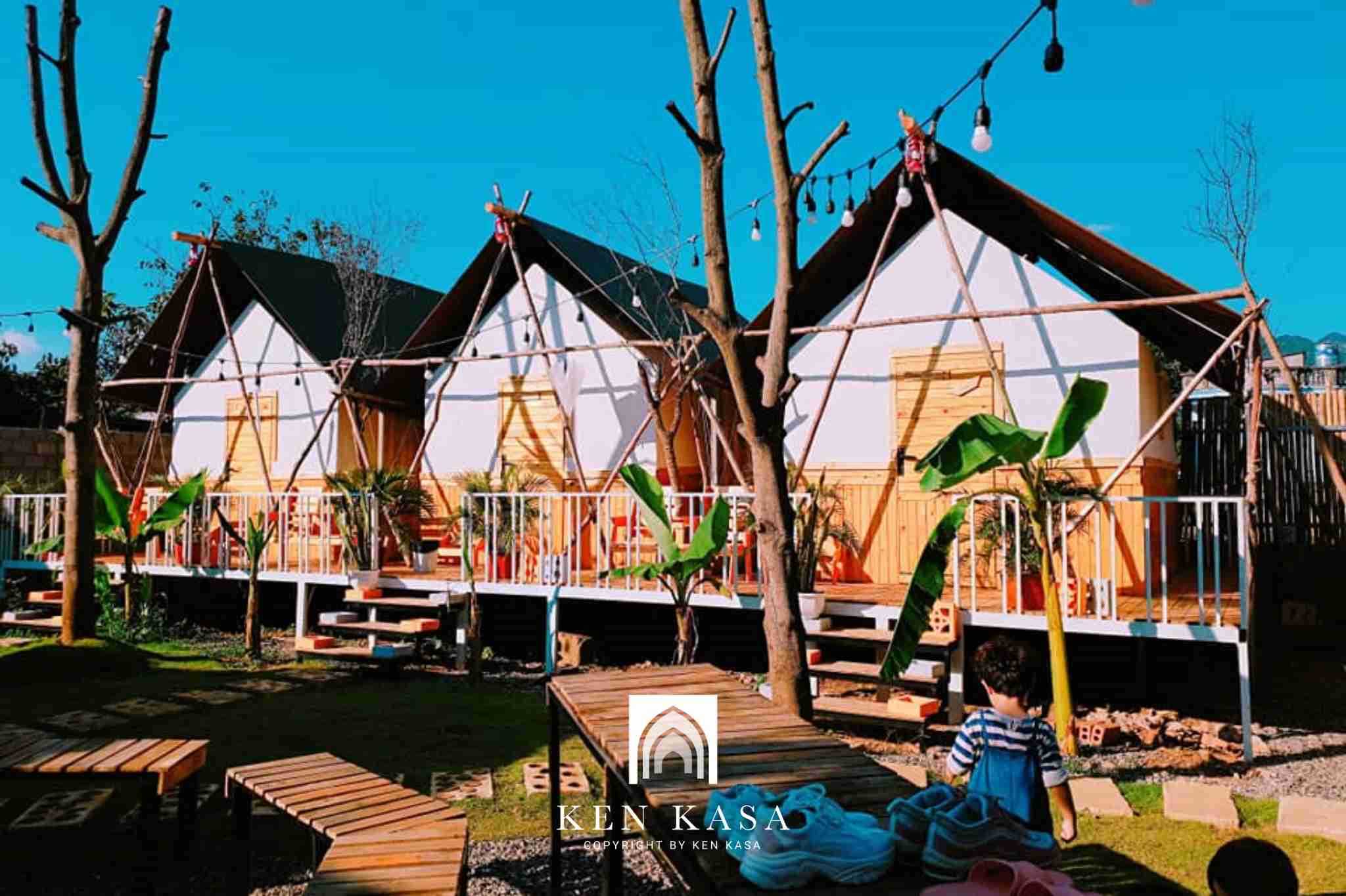 Phong cách thể hiện ở  thiết kế homestay trong ngõ nhỏ 